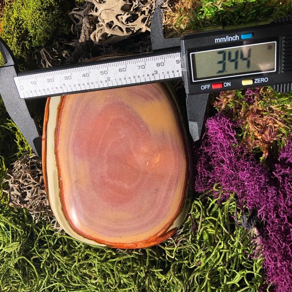 Polychrome Jasper Slice crystal gemstone - Picture 4 of 4